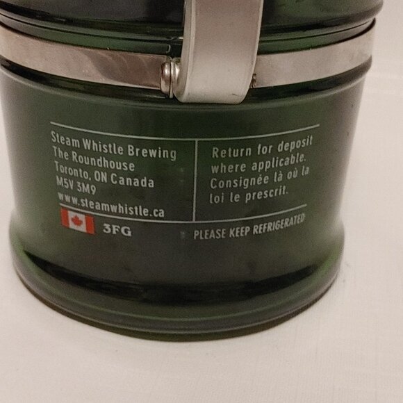 Steam Whistle 2L Glass Growler EMPTY 13" tall - Picture 5 of 8